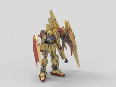 Hyaku Shiki Guardian 3D model