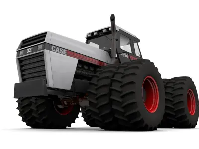 JI Case  4994 1984 Tractor White Version  3D model