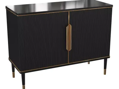  Homary-Modern Entryway Cabinet 3D model