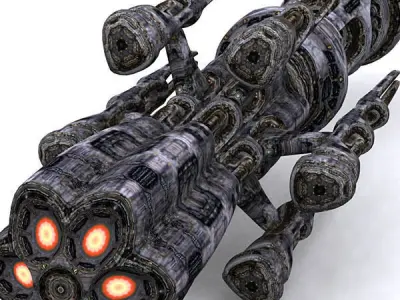 3DRT - Norad Battleships Low-poly 3D model