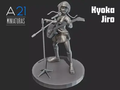 Kyoka Jiro Earphone Jack 3D Model 3D print model