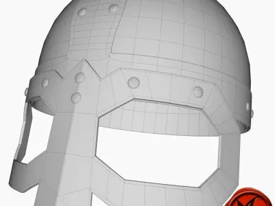 Medieval Helmet A Low-poly 3D model