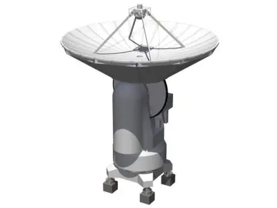Radio telescope 3D model
