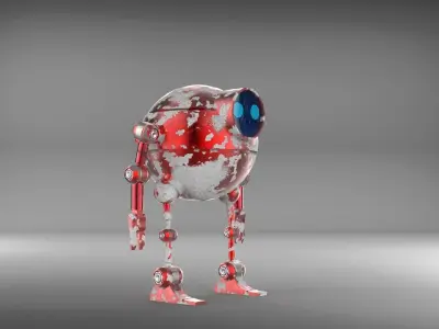 Robot 3D model 17