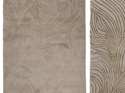 Waves Honey RUG 3D model