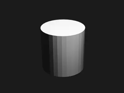 Empty white cup with plate  3D model