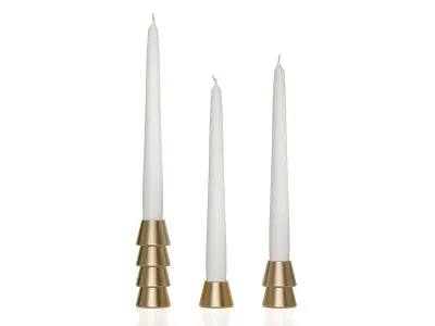 Asata Candlesticks 3D model