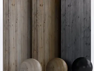 Wood 11 with 3 materials Texture