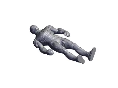 Ironman stl silver man 3D model