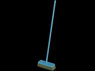 Brooms mops and window squeegees Broom and Dustpan Set 3D model buy