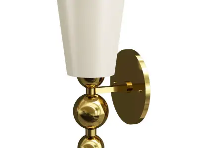 hinkley brass wall sconce 3D model