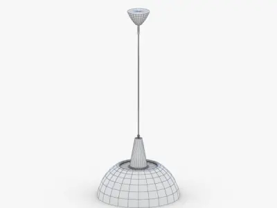 1492 - Hanging Lamp Low-poly 3D model