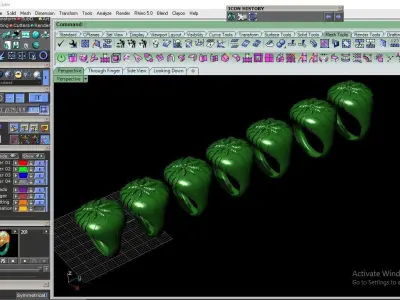 marijuana ring 3D print model