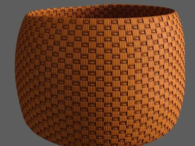 Wicker materials 11- PBR 4k by Sbsar Texture