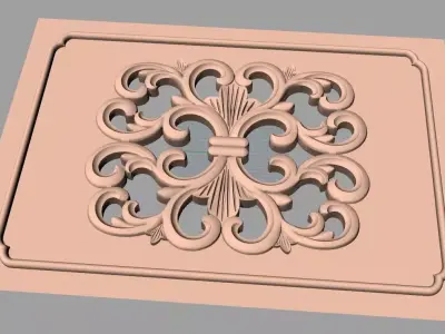 Artcam Aspire 3D relief models STL Files used for CNC E577 3D model