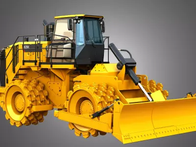 825K Soil compactor 3D model