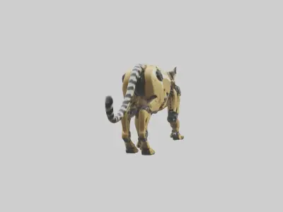 Robot version of a robot cheetah model 3D model