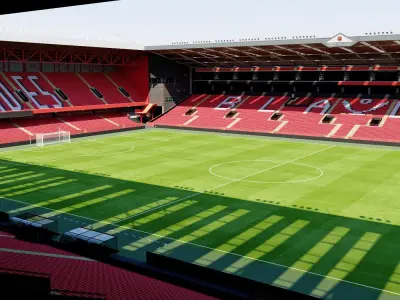 Bramall Lane Stadium - Sheffield England 3D model