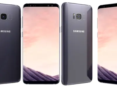 Samsung Galaxy S8 Orchid Gray 3D model