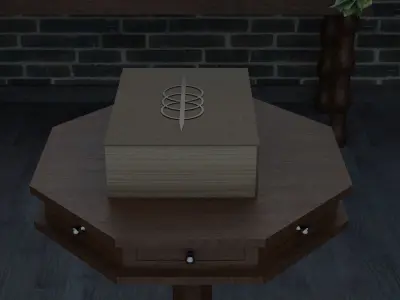 Alchemy room with assets 3D model