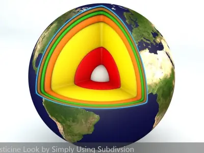 Earth Structure 3D model