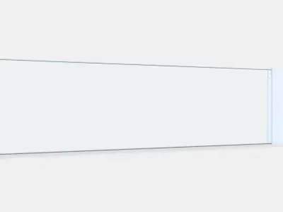 MAXIMERA Add-on side for drawer high Low-poly 3D model