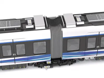 Hitachi Rail Driverless Metro Thessaloniki 3D model