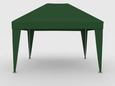 Gazebo Tent 7 250 cm X 350 cm 3D model