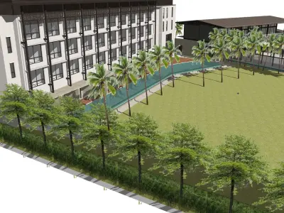 RESORT IN THAILAND 3D model