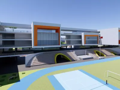 University School-C8 3D model