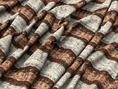 Knitted Fabric VOL02 4K Seamless PNG PBR Textures Texture