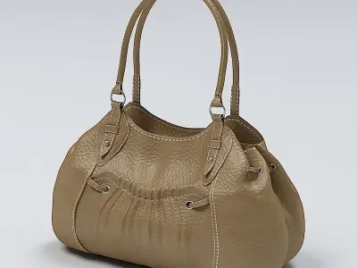 Ladies Hand Bag 01 Low-poly 3D model