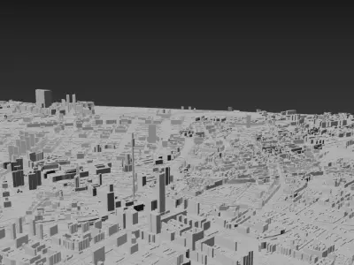 Berlin 3D city model 3D model