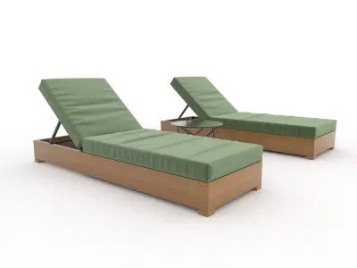Sun Lounger 27 3D model