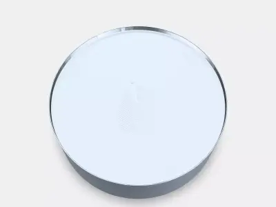 GLIMMA Unscented candle in metal cup Low-poly 3D model