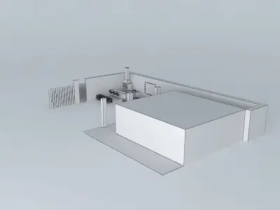 Outside cooking area Free 3D model