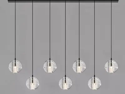 Bocci Led Crystal Glass Ball 2 3D model