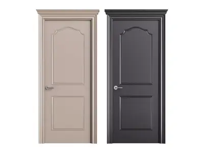 Modern entrance door 26 3D model