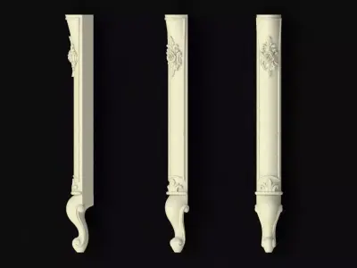 leg High quality 3d models for processing on a cnc machine 3D model 25