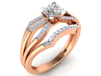 Women Ring  Render 3dm STL OBJ FBX MTLDetails 3D print model purchase