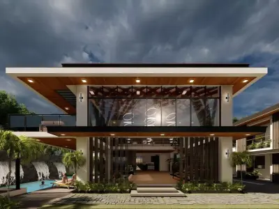 3D LUXURY RESORT 3D print model