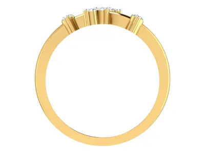 Women Ring  Render 3dm STL OBJ FBX Details 3D print model 285