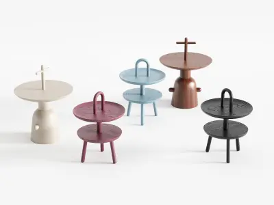 081 Reaction Poetique Low Tables 3D model