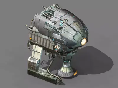 Guardian - Battery 01 3D model
