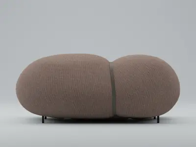 Couch Low-poly 3D model