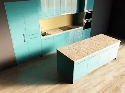 79-Kitchen7 glossy 7 3D model