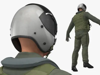  Tactical Pilot Suit Without Oxygen Mask 