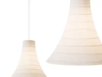 Pendant Light Japanese Style Lighting 3D model