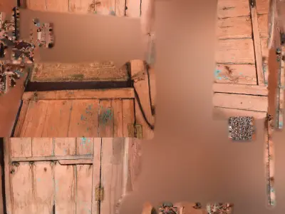 OLD DOOR Free 3D model purchase