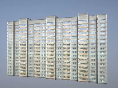 MSK Building 04 Low-poly 3D model
